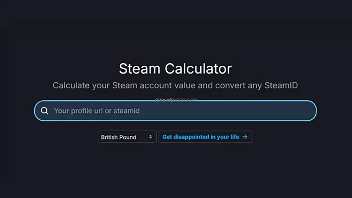 Steam Hesabınızın Gerçek Değerini Hesaplayın: SteamDB