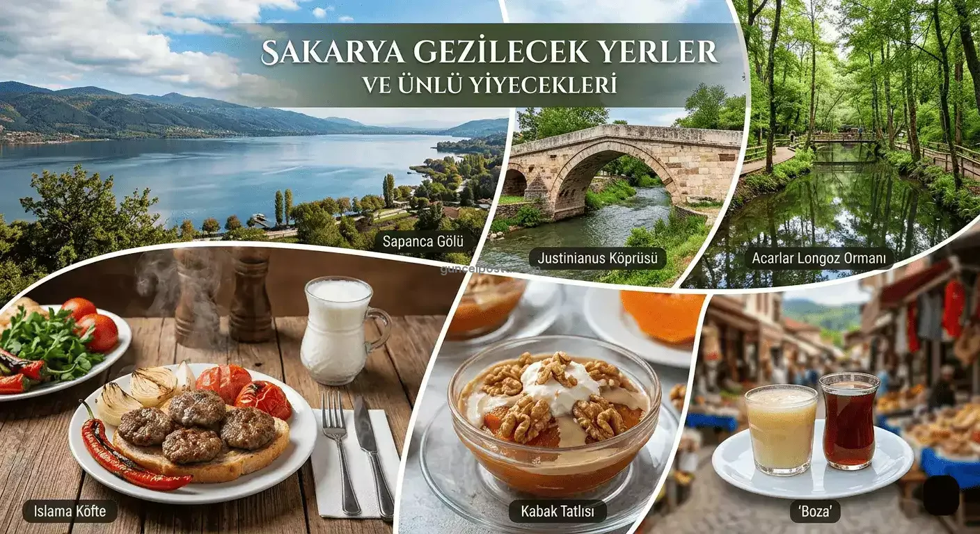 Sakarya Gezilecek Yerler ve Ünlü Yiyecekleri
