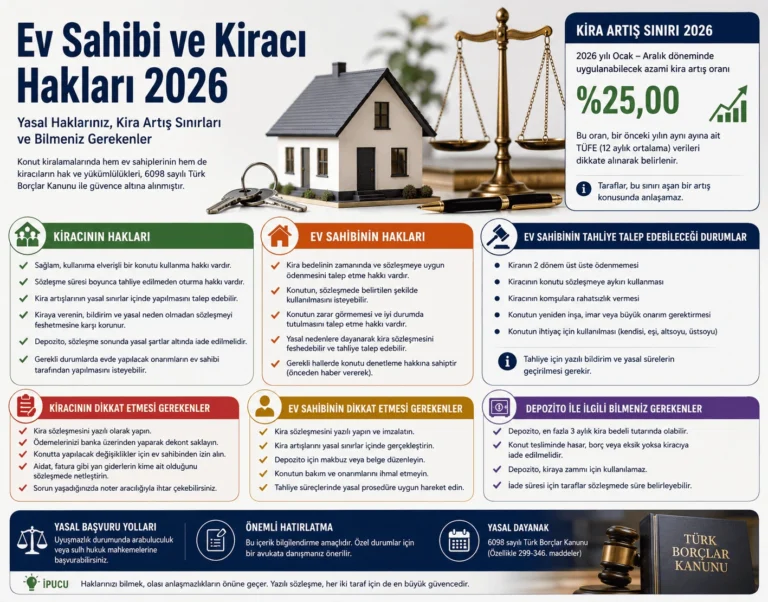 Ev Sahibi ve Kiracı Hakları 2026: Yasal Haklarınız, Kira Artış Sınırları ve Bilmeniz Gerekenler